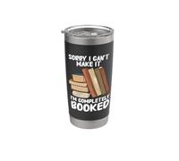I fan del libro Mi dispiace non posso farlo, sono un lettore completamente prenotato Bicchiere termico in acciaio inox doppia parete