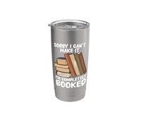 I fan del libro Mi dispiace non posso farlo, sono un lettore completamente prenotato Bicchiere termico in acciaio inox doppia parete