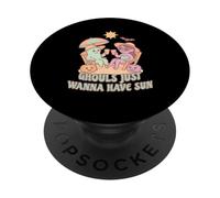 I fantasmi di Summerween vogliono solo avere vacanze estive al sole PopSockets PopGrip Adesivo