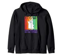 I Fantasmi Non credono in Te né Divertente Halloween Carino Felpa con Cappuccio
