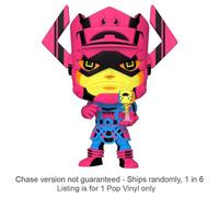 I Fantastici Quattro Galactus con Silver Surfer Black Light 10" Pop Con Chase 1