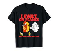 I Fart On Planes Divertente Unhinged Gen Z Meme Cringe Volgare Maglietta