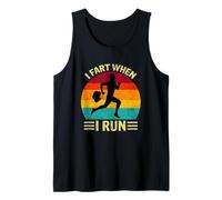 I Fart When I Run Funny Running Marathon Runner Triathlon Canotta