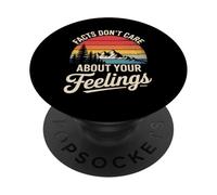 I fatti divertenti non si preoccupano dei sentimenti che dicono scherzo Donne Uomini PopSockets PopGrip Adesivo