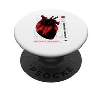 I fatti non si preoccupano dei tuoi sentimenti (Grafica a cuore) PopSockets PopGrip Adesivo