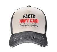 I Fatti Non Si preoccupano dei Tuoi Sentimenti Noi Il Popolo Facciamo Berretto da Baseball Cappelli per Gli Uomini Moda Spiaggia Snap Back Cappello Donna Uomo