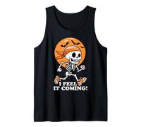 I Feel It's Coming Skeleton Runner Tema Halloween Canotta