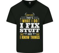 I Fermaglio Stuff Divertente Electrician Sparky Meccanico Uomo V - Cotone Collo