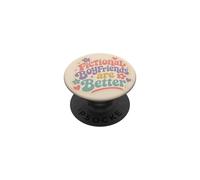 I fidanzati immaginari sono migliori amicizia retrò PopSockets PopGrip Adesivo