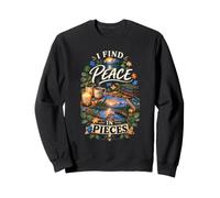 I Find Peace in Pieces Puzzler Puzzle Shirt Felpa