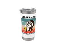I fine settimana degli amanti delle puzzole vintage sono per la birra Bicchiere termico in acciaio inox doppia parete