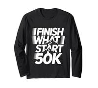 I Finish What I Start 50K Maratona Trail Runner - Maglia a Manica