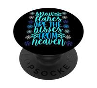 I fiocchi di neve sono i baci dal cielo PopSockets PopGrip Adesivo