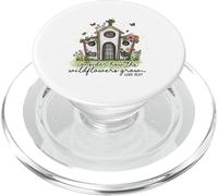 I fiori selvatici cristiani coltivano la Chiesa Luca 12:27 Scrittura PopSockets PopGrip per MagSafe