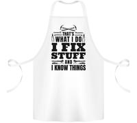 I Fissaggio Roba Divertente Elettricista Sparky Fai da Te Cotone Grembiule 100%