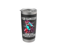 I Fix Appliances Qual è il tuo superpotere? Tecnico divertente Bicchiere termico in acciaio inox doppia parete