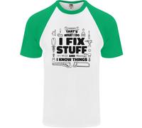 I Fix Stuff Divertente Uomo Manutentore Fai Da Te T-Shirt S/S
