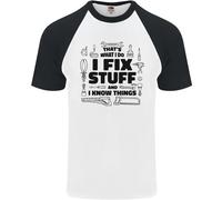 I Fix Stuff Divertente Uomo Manutentore Fai Da Te T-Shirt S/S