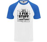 I Fix Stuff Divertente Uomo Manutentore Fai Da Te T-Shirt S/S