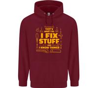 I Fix Stuff Felpa Divertente Per Falegname DIY Artigiano Uomo