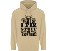 I Fix Stuff Funny Elettricista Sparky DIY Uomo Felpa