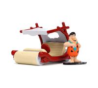 The Flintstones 1:3 2 Fred Flintstones Flintmobile Pressofuso Auto E Figura