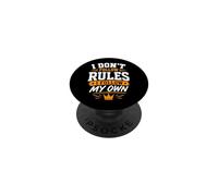 I Follow My Own Rules Divertente Grafica PopSockets PopGrip Adesivo