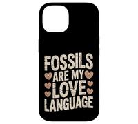 I fossili sono il mio linguaggio d"amore Paleontologia Custodia per iPhone 14