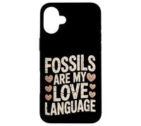 I fossili sono il mio linguaggio d"amore Paleontologia Custodia per iPhone 16 Plus