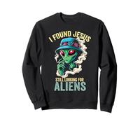 I Found Jesus Still Looking for Aliens Felpa
