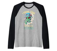 I Found Jesus Still Looking for Aliens Maglia con Maniche Raglan