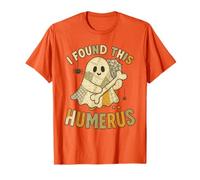 I Found This Humerus Funny Ghost Patchwork Halloween Maglietta