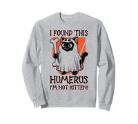 I Found This Humerus I'm Not Kitten - Divertente Gatto Halloween Felpa