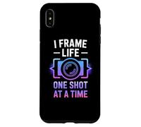 I FRAME LIFE ONE SHOT AT A TIME Custodia per iPhone XS Max
