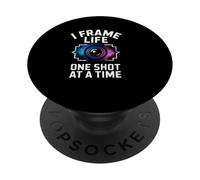 I FRAME LIFE ONE SHOT AT A TIME PopSockets PopGrip Adesivo