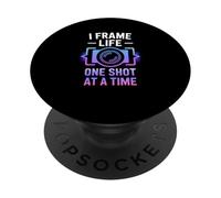 I FRAME LIFE ONE SHOT AT A TIME PopSockets PopGrip Adesivo