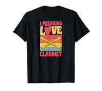 I Freaking Love Clarinetto Maglietta
