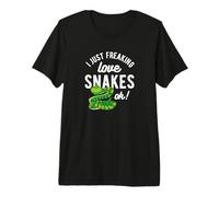 I Freaking Love Snakes - Regalo per Fan dello Zoo dei rettili Maglietta Premium