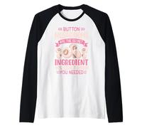 I Funghi a Bottone Sono l'ingrediente Segreto Che Non conoscevi Y Maglia con Maniche Raglan