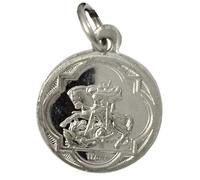 I G J LOTTO MEDAGLIE DI SAN GIORGIO MARTIRE/MADONNA IMMACOLATA - LE MEDAGLIE DEI SANTI PATRONI - 100% MADE IN ITALY (10)