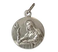 I G J MEDAGLIA DI SANTA RITA DA CASCIA - PATRONA DEI CASI DISPERATI/IMPOSSIBILI - 100% MADE IN ITALY