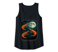 I gamberi Che ululano alla Luna - Donna di gamberi Canotta, Donna, Nero, M