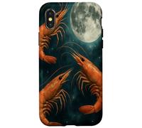 I gamberi che ululano alla luna - donna di gamberi Custodia per iPhone X/XS