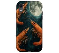 I gamberi che ululano alla luna - donna di gamberi Custodia per iPhone XR