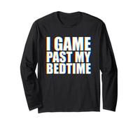 I Game Past My Bedtime Maglia a Manica