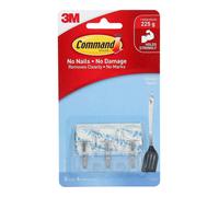 I ganci trasparenti per utensili Command rimuovono in modo pulito e senza danni,