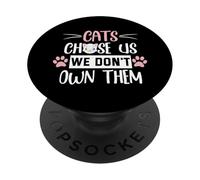 I gatti ci hanno scelto, non li possediamo PopSockets PopGrip Adesivo