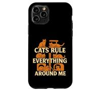 I gatti governano tutto intorno a me amante dei gatti Custodia per iPhone 11 Pro