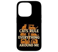 I gatti governano tutto intorno a me amante dei gatti Custodia per iPhone 14 Pro