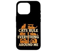 I gatti governano tutto intorno a me amante dei gatti Custodia per iPhone 16 Pro